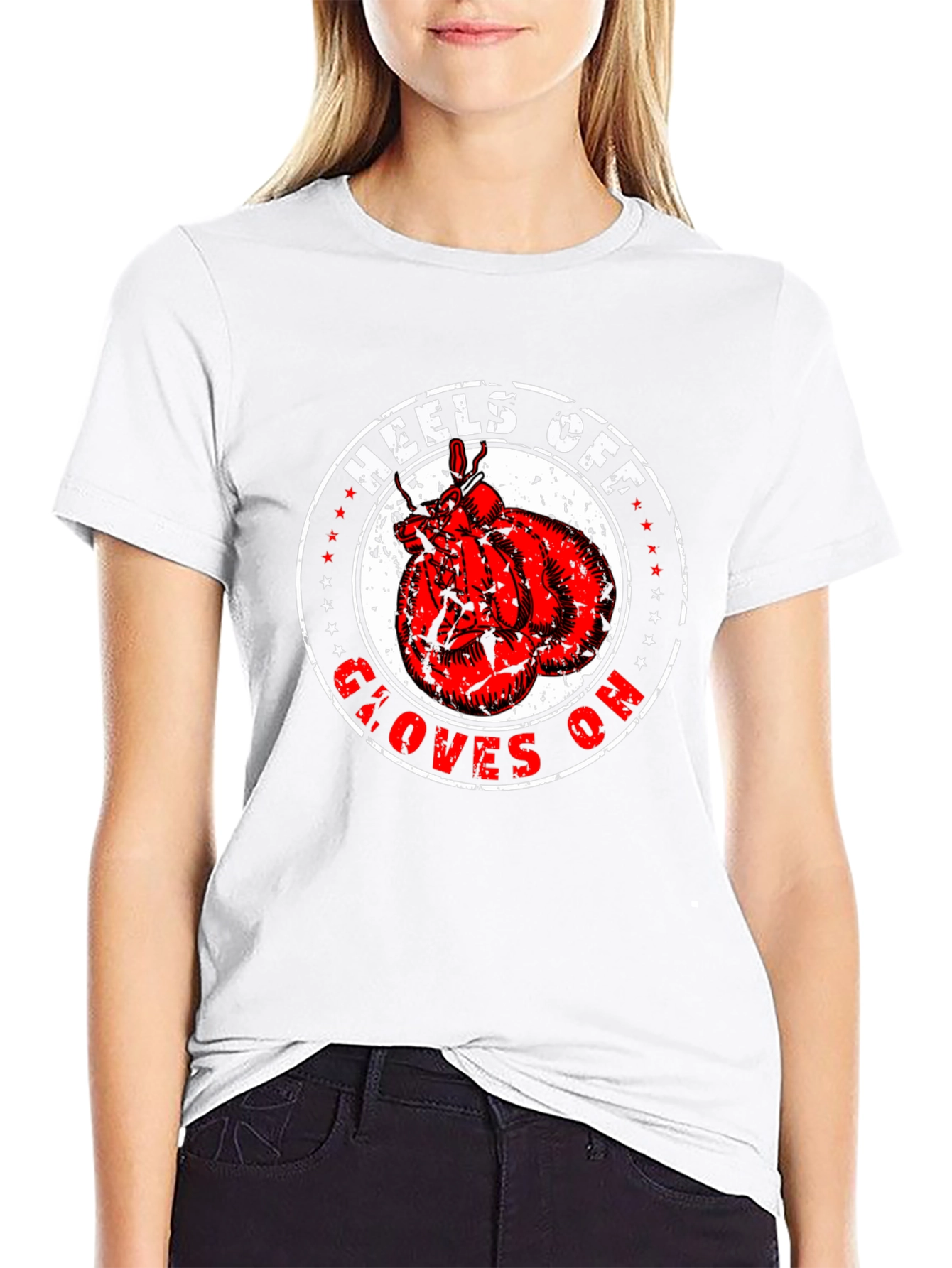 Heels Off Gloves On Boxing T-Shirt