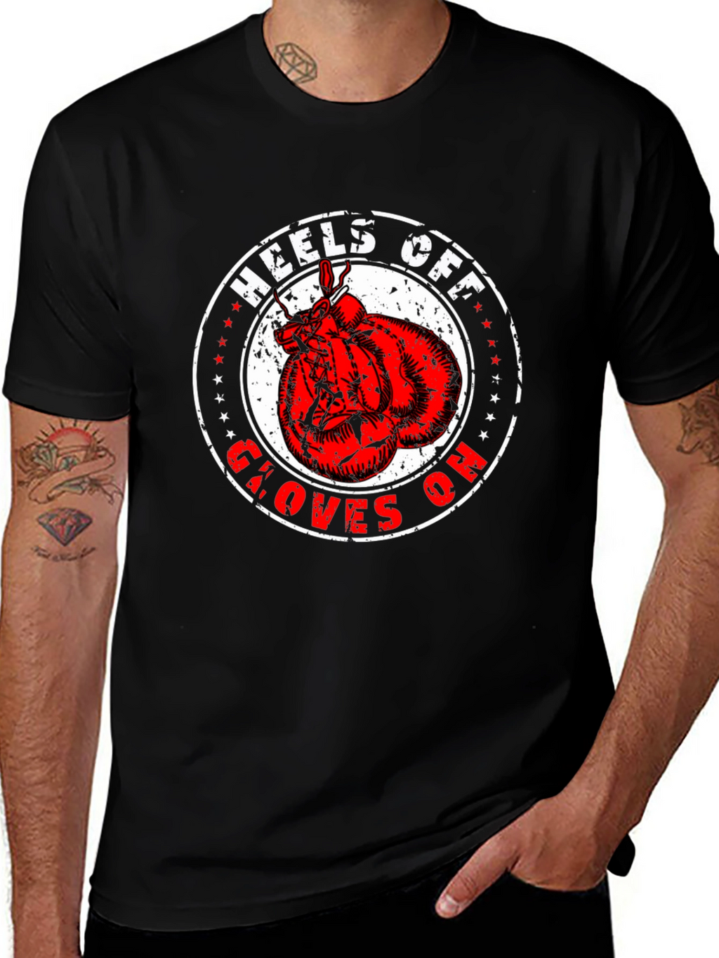 Heels Off Gloves On Boxing T-Shirt