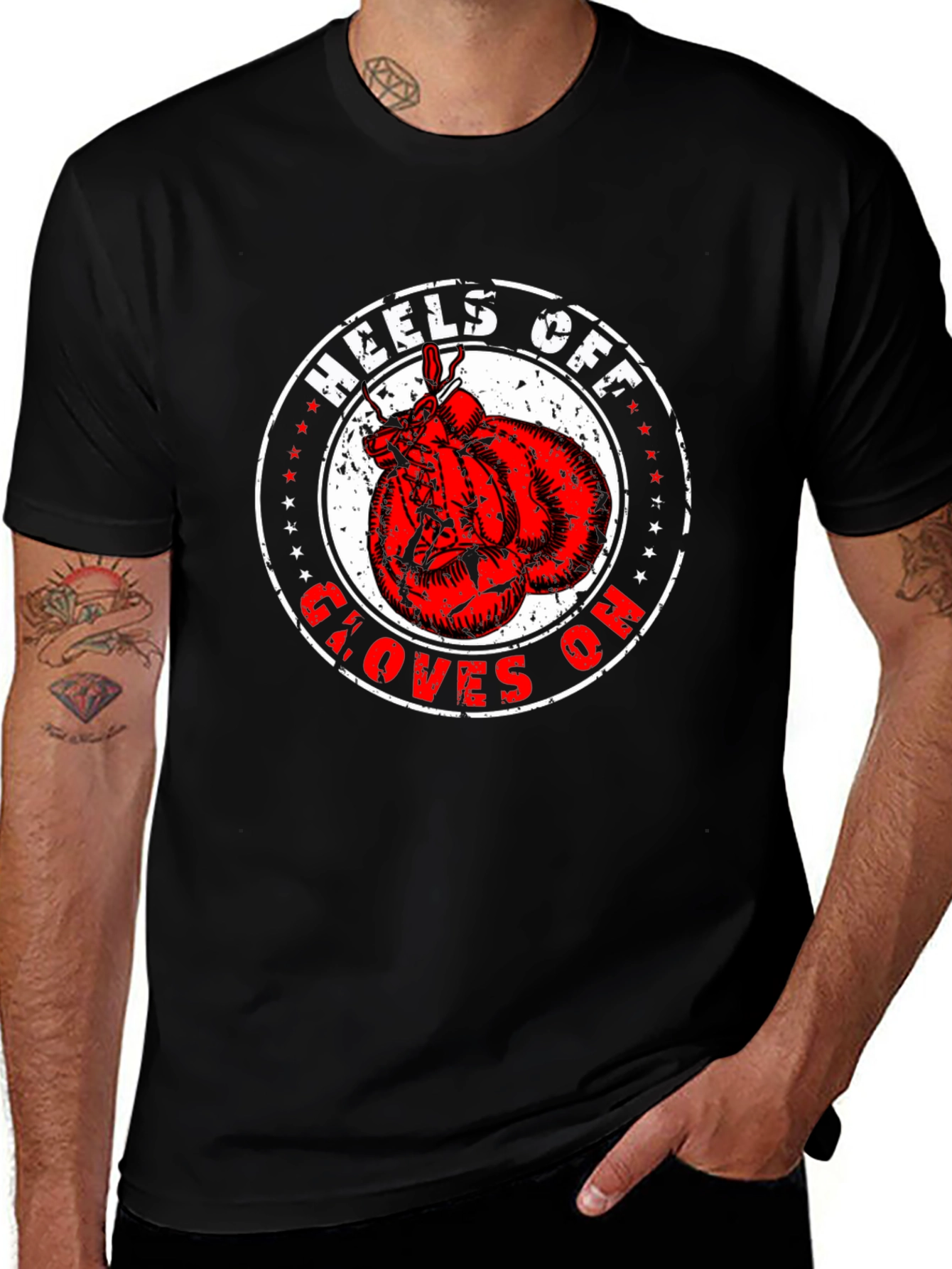 Heels Off Gloves On Boxing T-Shirt