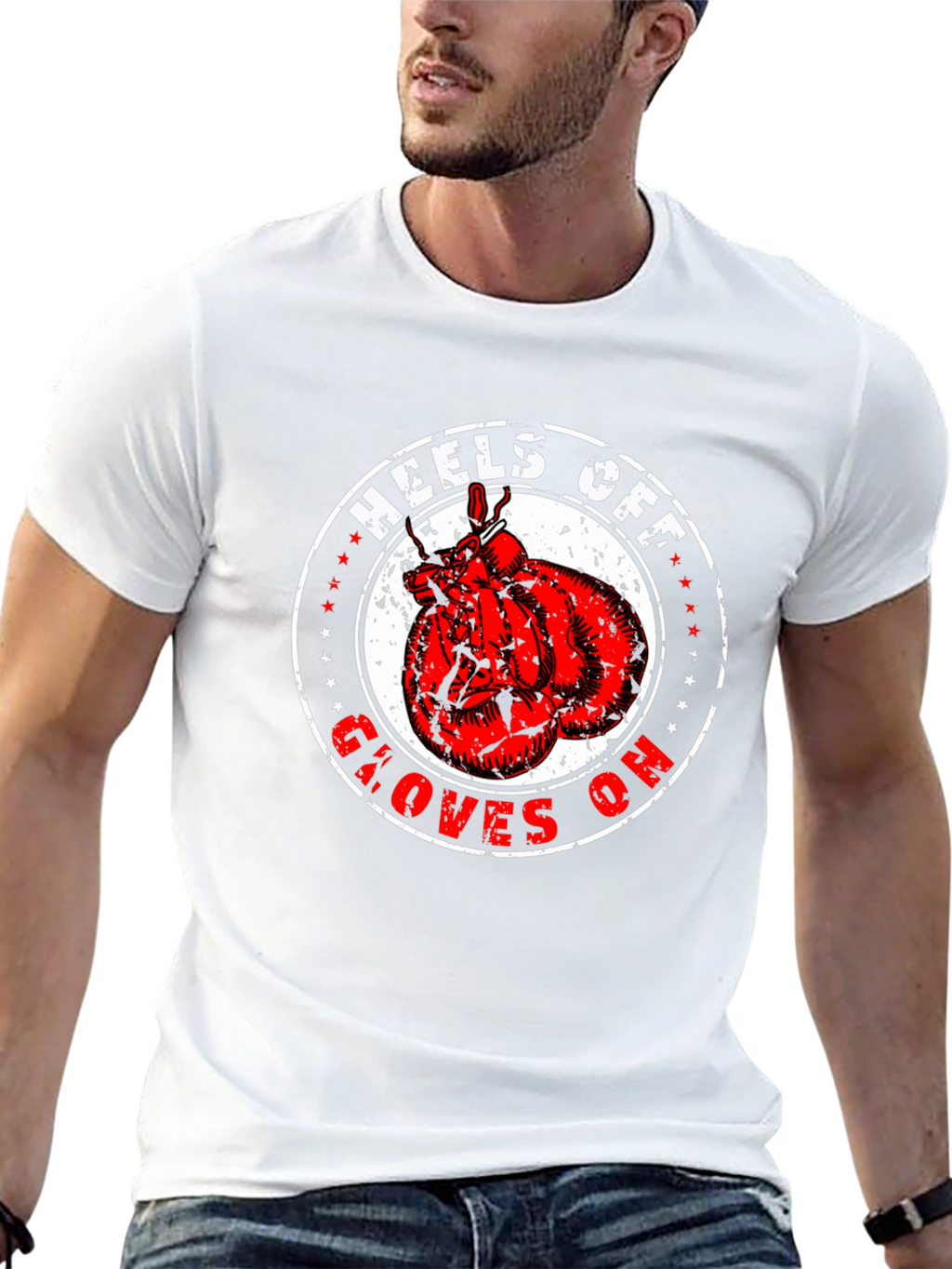 Heels Off Gloves On Boxing T-Shirt