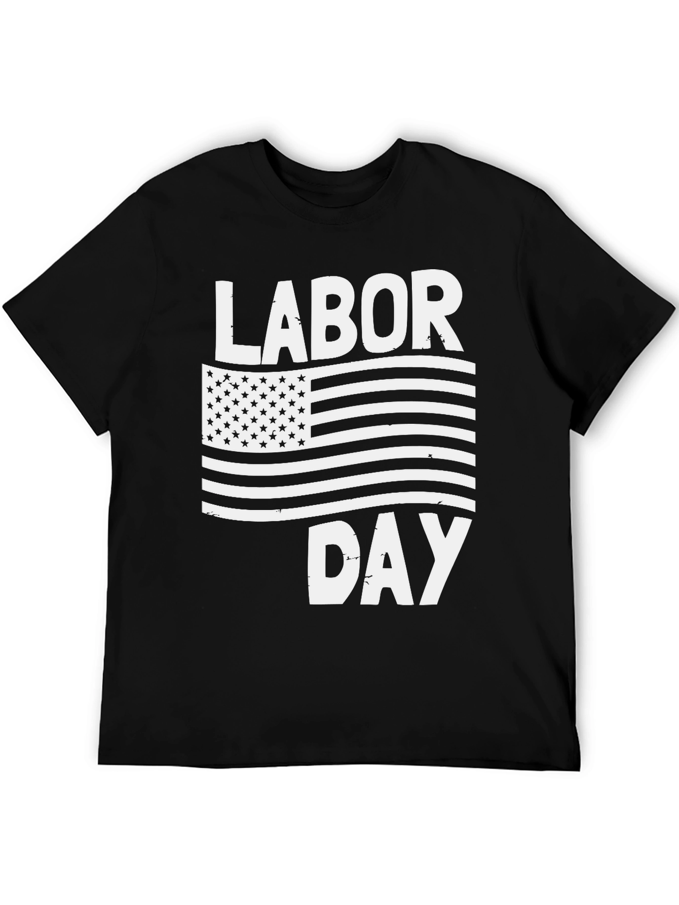 Labor Day USA Flag Graphic T-Shirt
