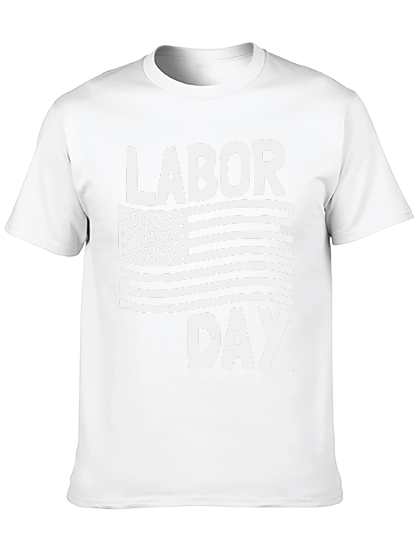Labor Day USA Flag Graphic T-Shirt