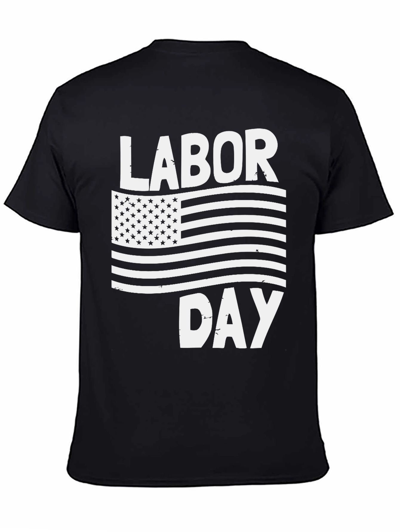 Labor Day USA Flag Graphic T-Shirt