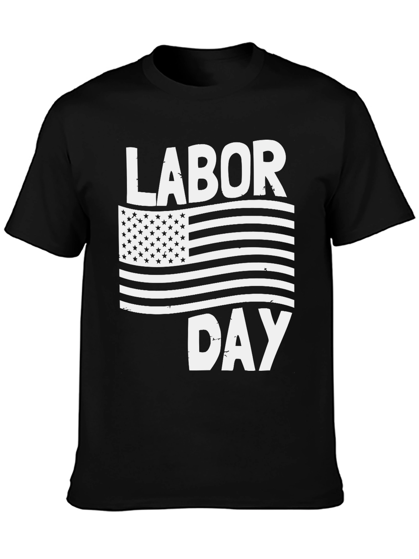 Labor Day USA Flag Graphic T-Shirt