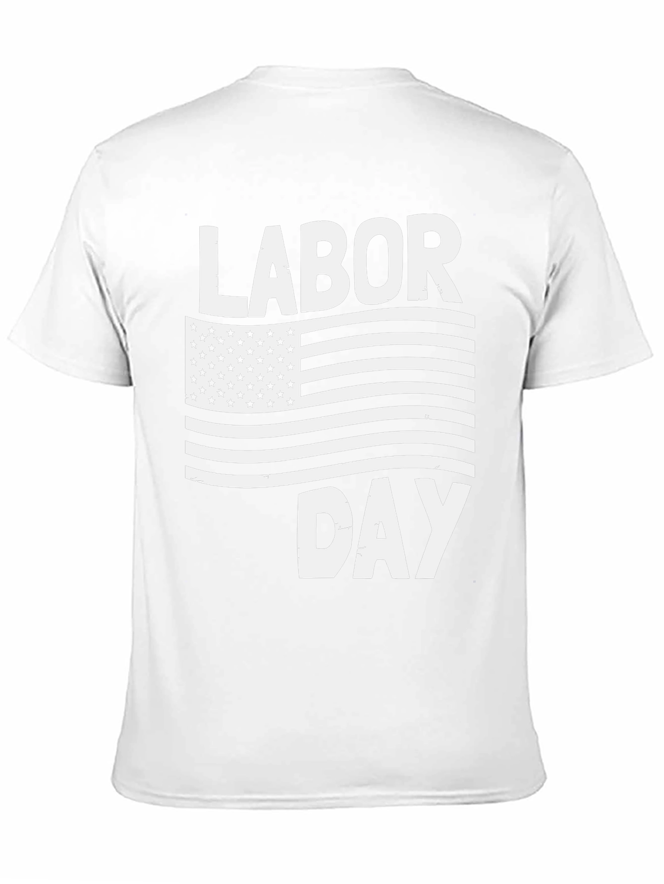 Labor Day USA Flag Graphic T-Shirt