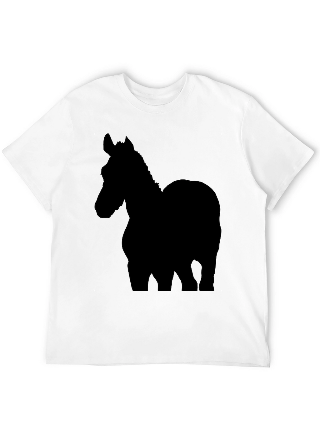 Black Horse Silhouette T-Shirt