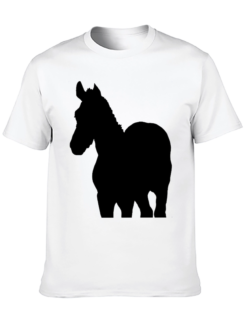 Black Horse Silhouette T-Shirt