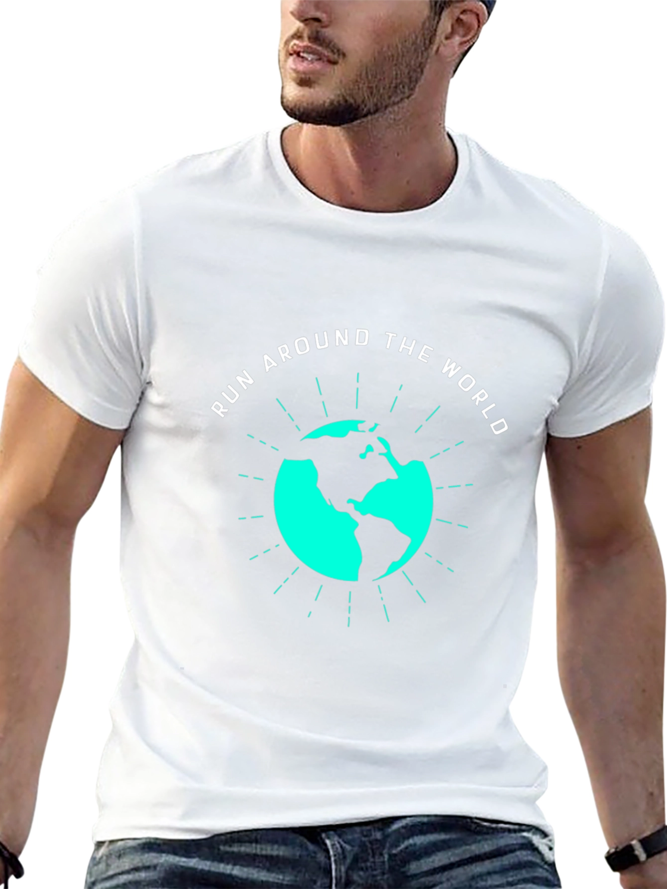 Run Around the World Graphic T-Shirt