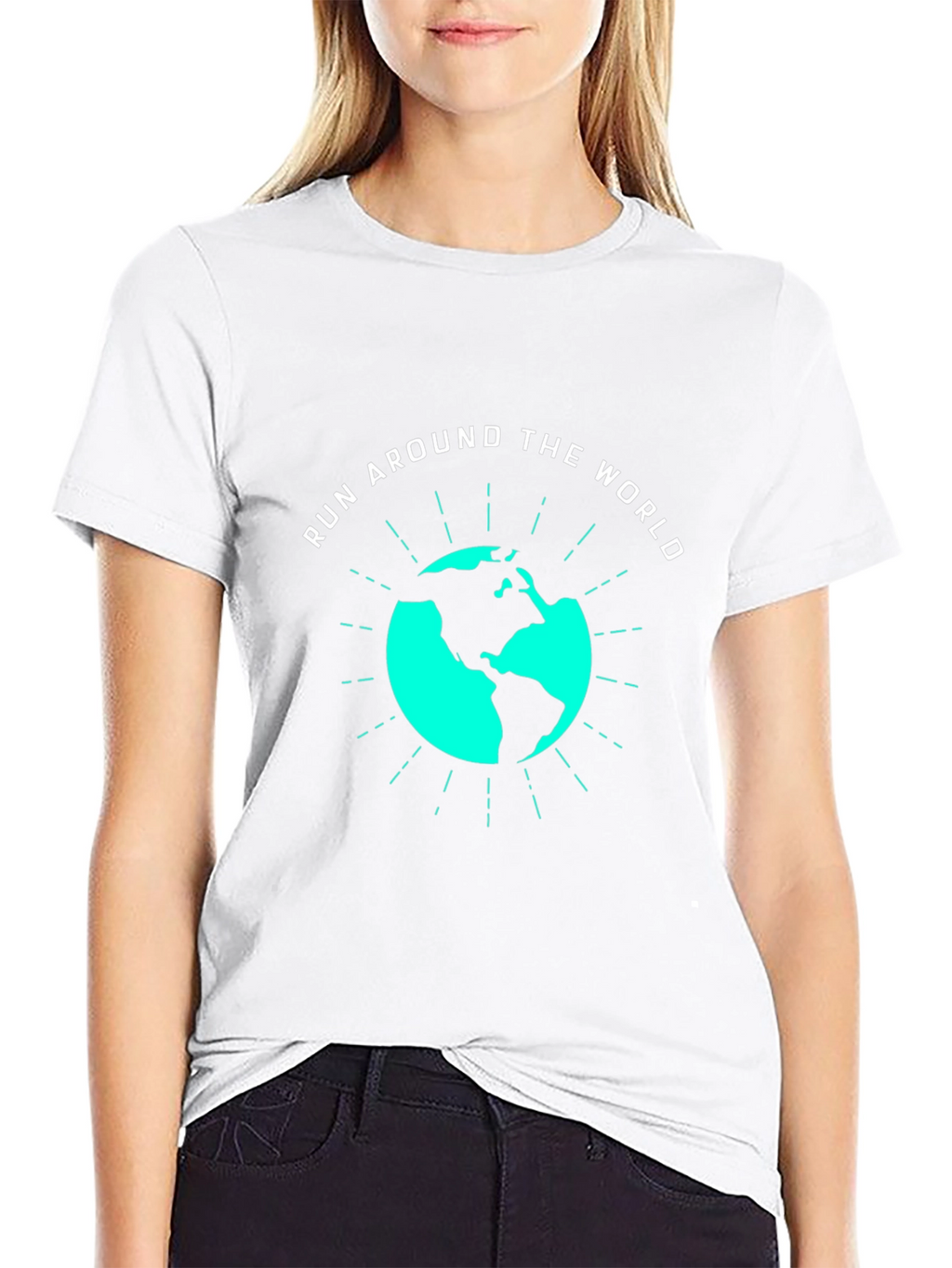 Run Around the World Graphic T-Shirt