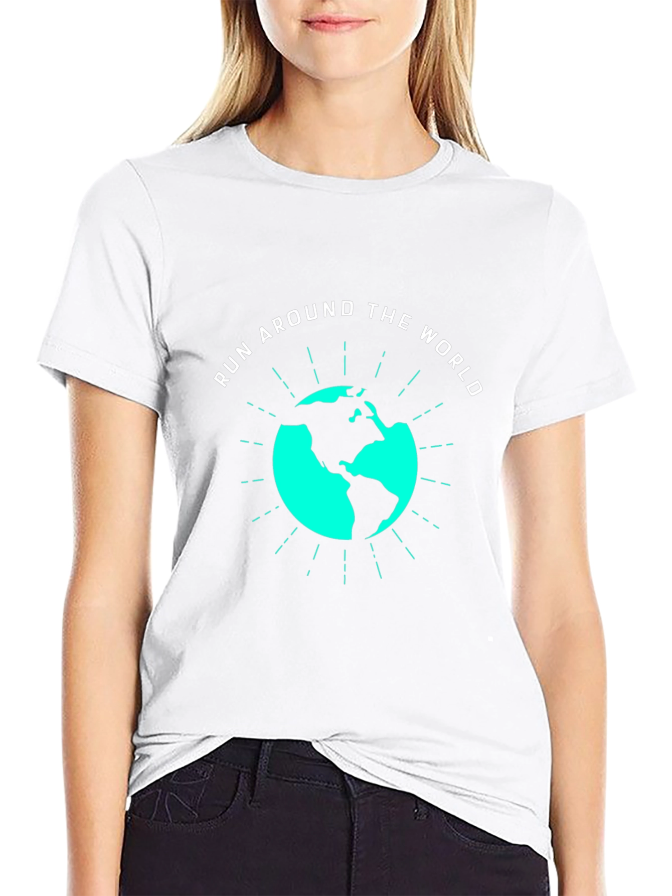 Run Around the World Graphic T-Shirt
