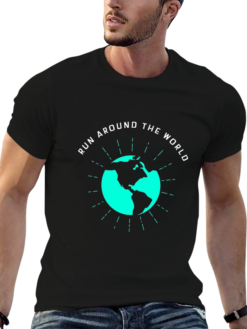 Run Around the World Graphic T-Shirt