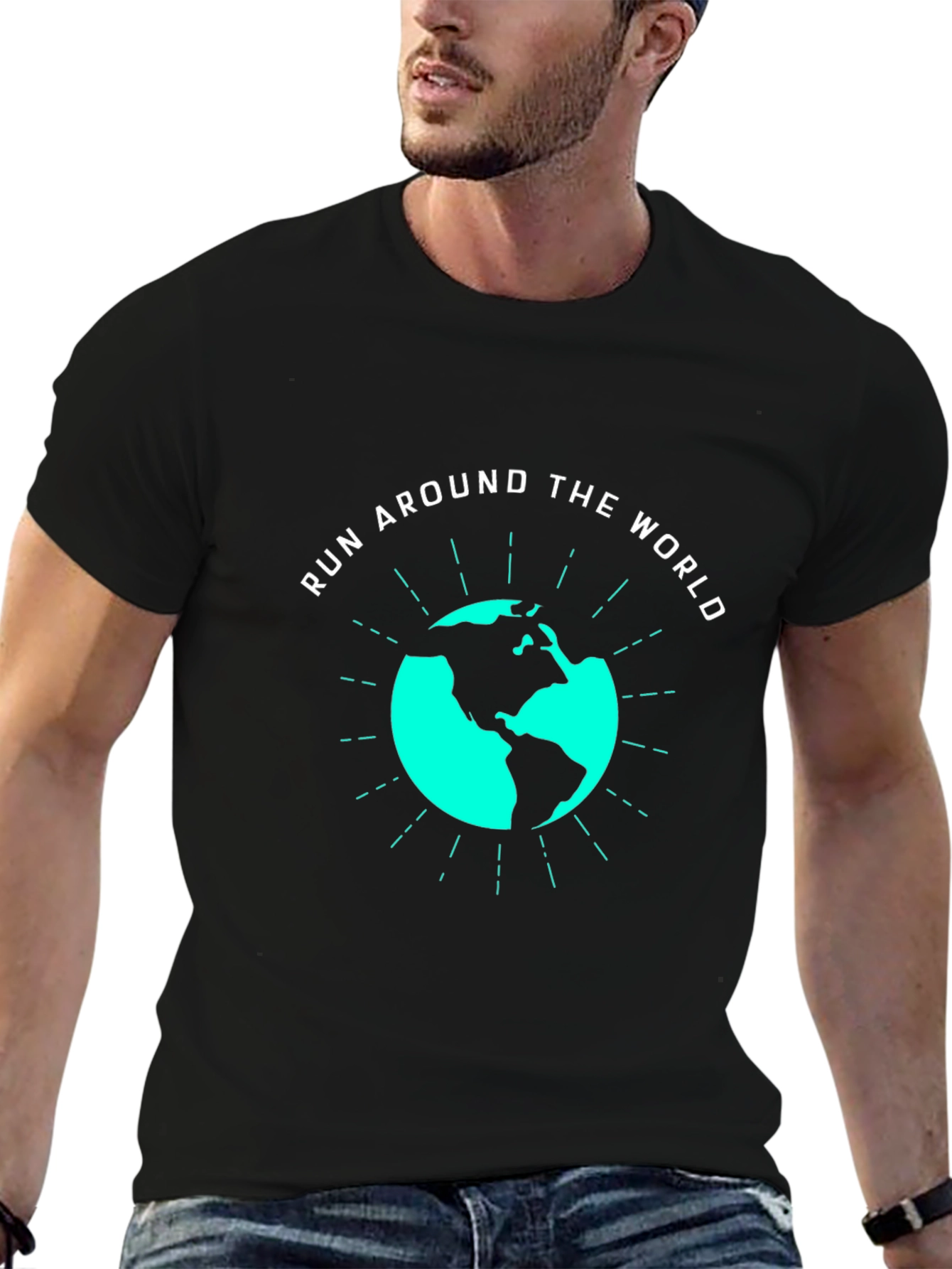 Run Around the World Graphic T-Shirt
