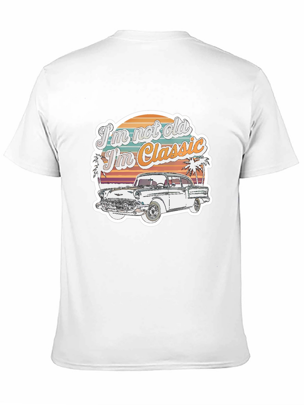 Retro Car Graphic Tee: Im Not Old Im Classic