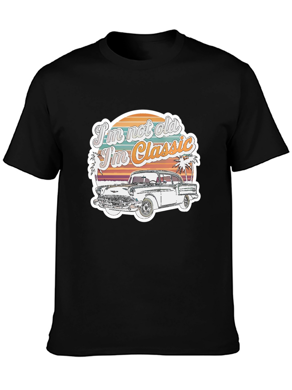 Retro Car Graphic Tee: Im Not Old Im Classic