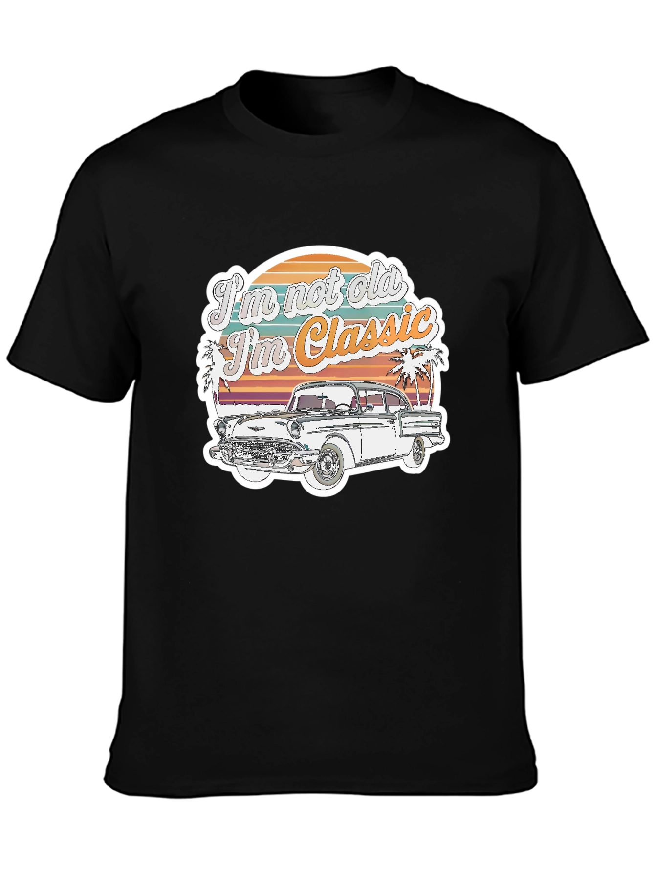 Retro Car Graphic Tee: Im Not Old Im Classic