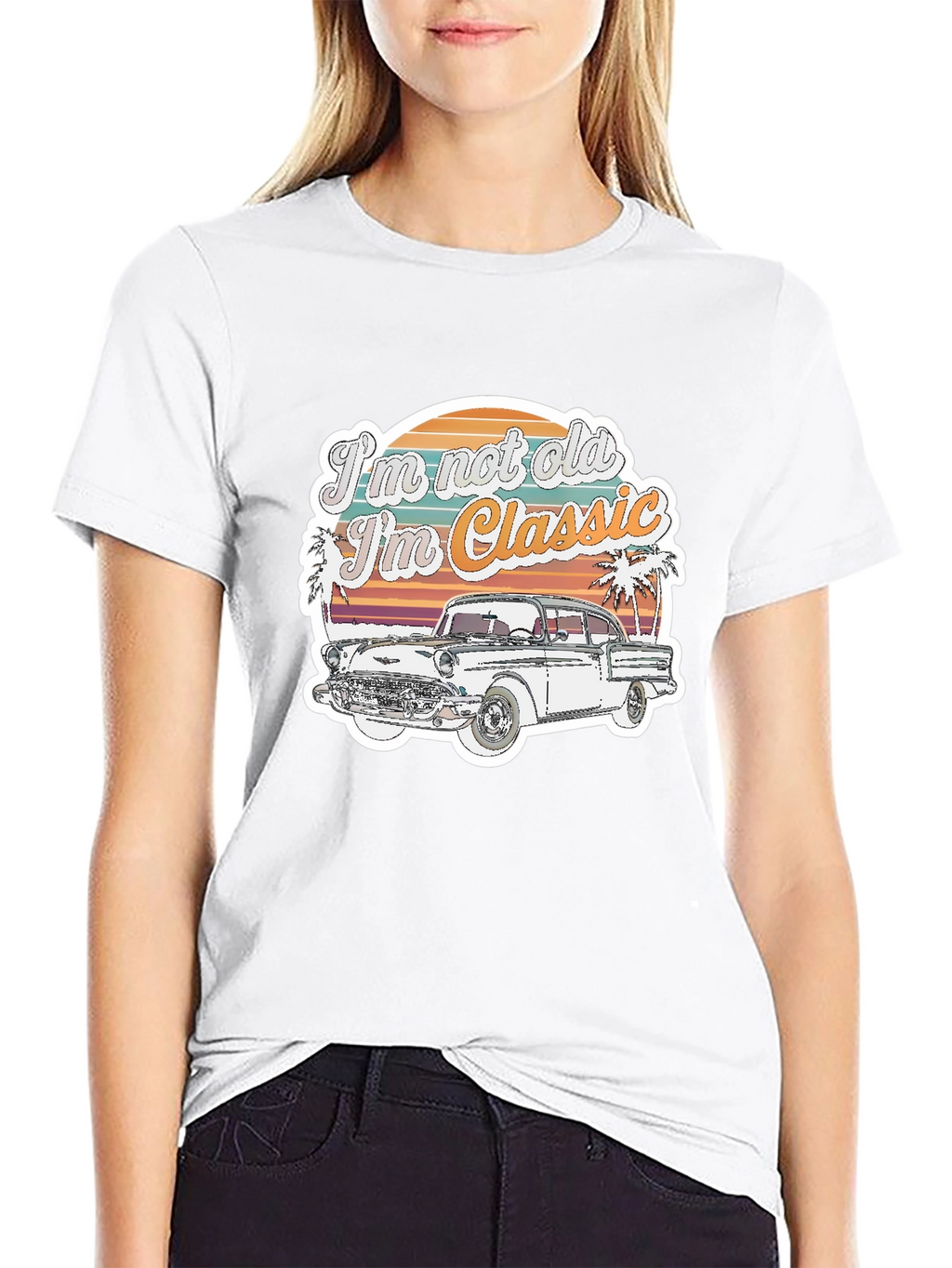 Retro Car Graphic Tee: Im Not Old Im Classic