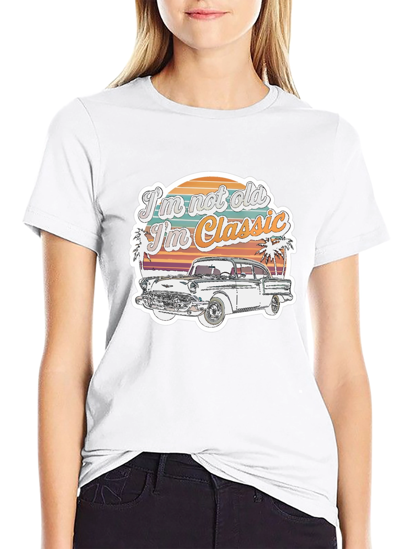 Retro Car Graphic Tee: Im Not Old Im Classic