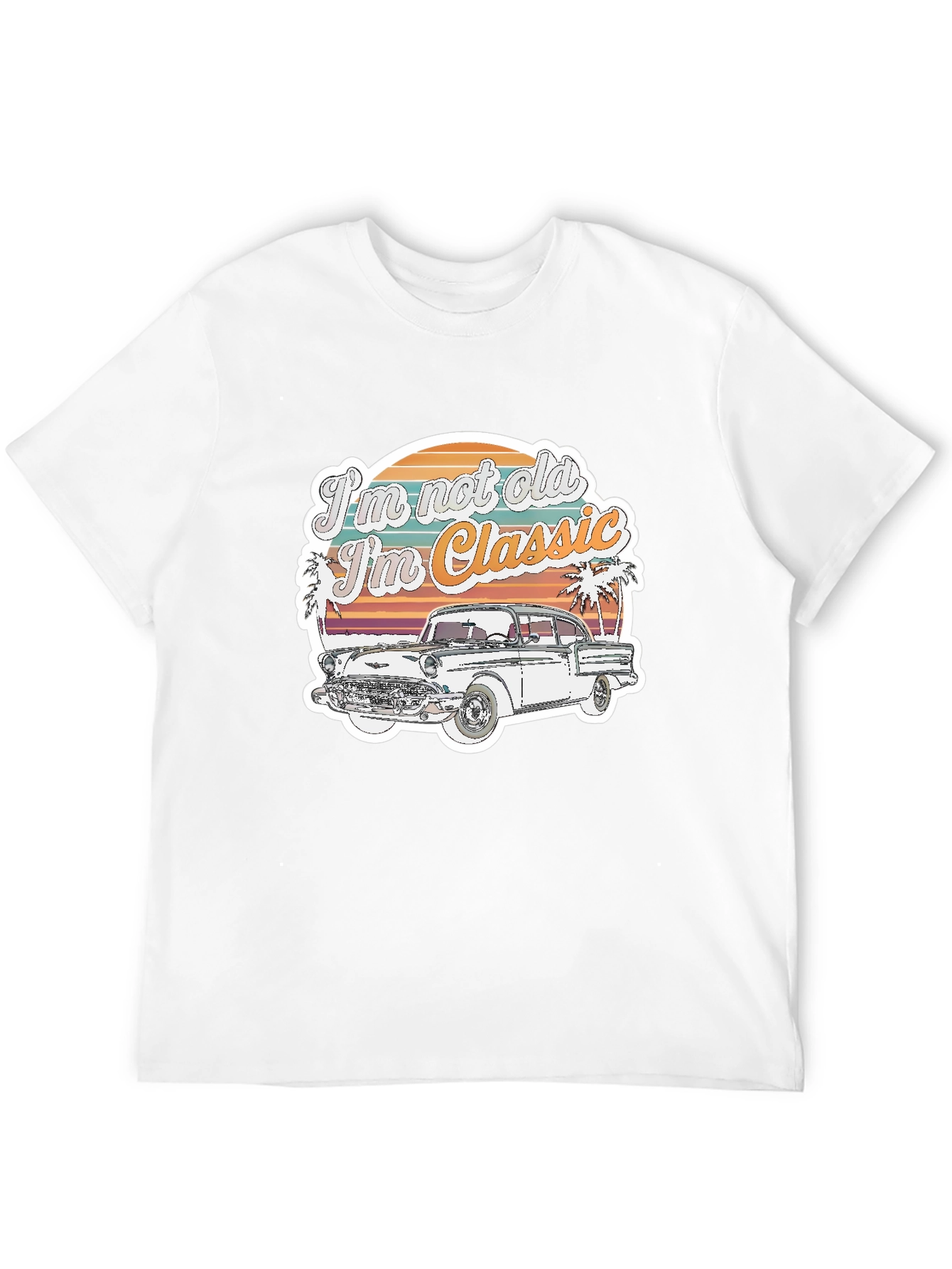 Retro Car Graphic Tee: Im Not Old Im Classic