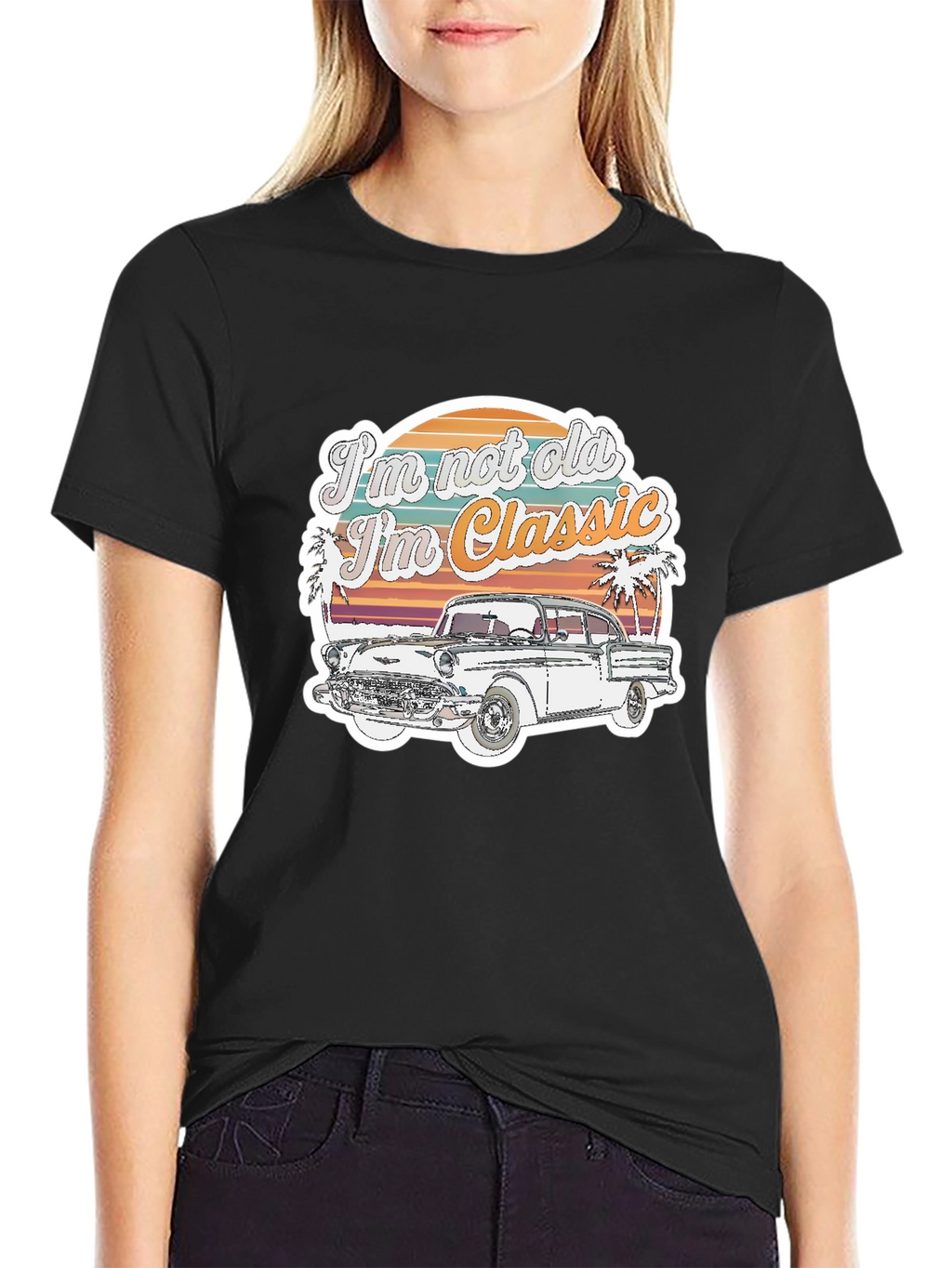 Retro Car Graphic Tee: Im Not Old Im Classic