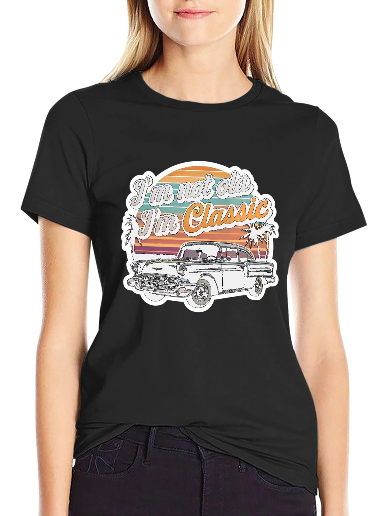 Retro Car Graphic Tee: Im Not Old Im Classic