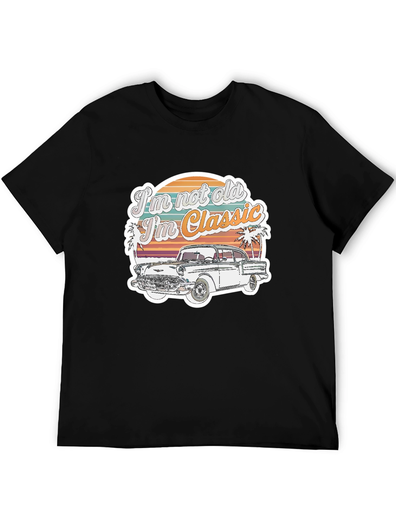 Retro Car Graphic Tee: Im Not Old Im Classic