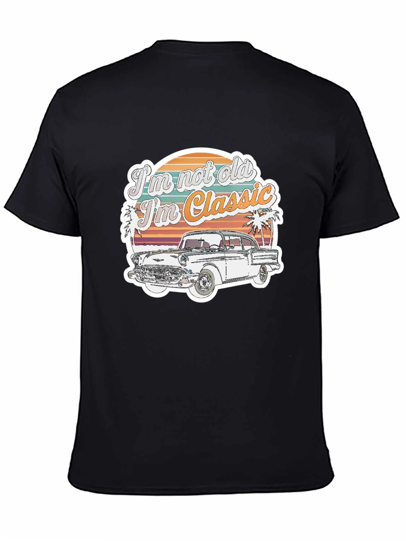 Retro Car Graphic Tee: Im Not Old Im Classic