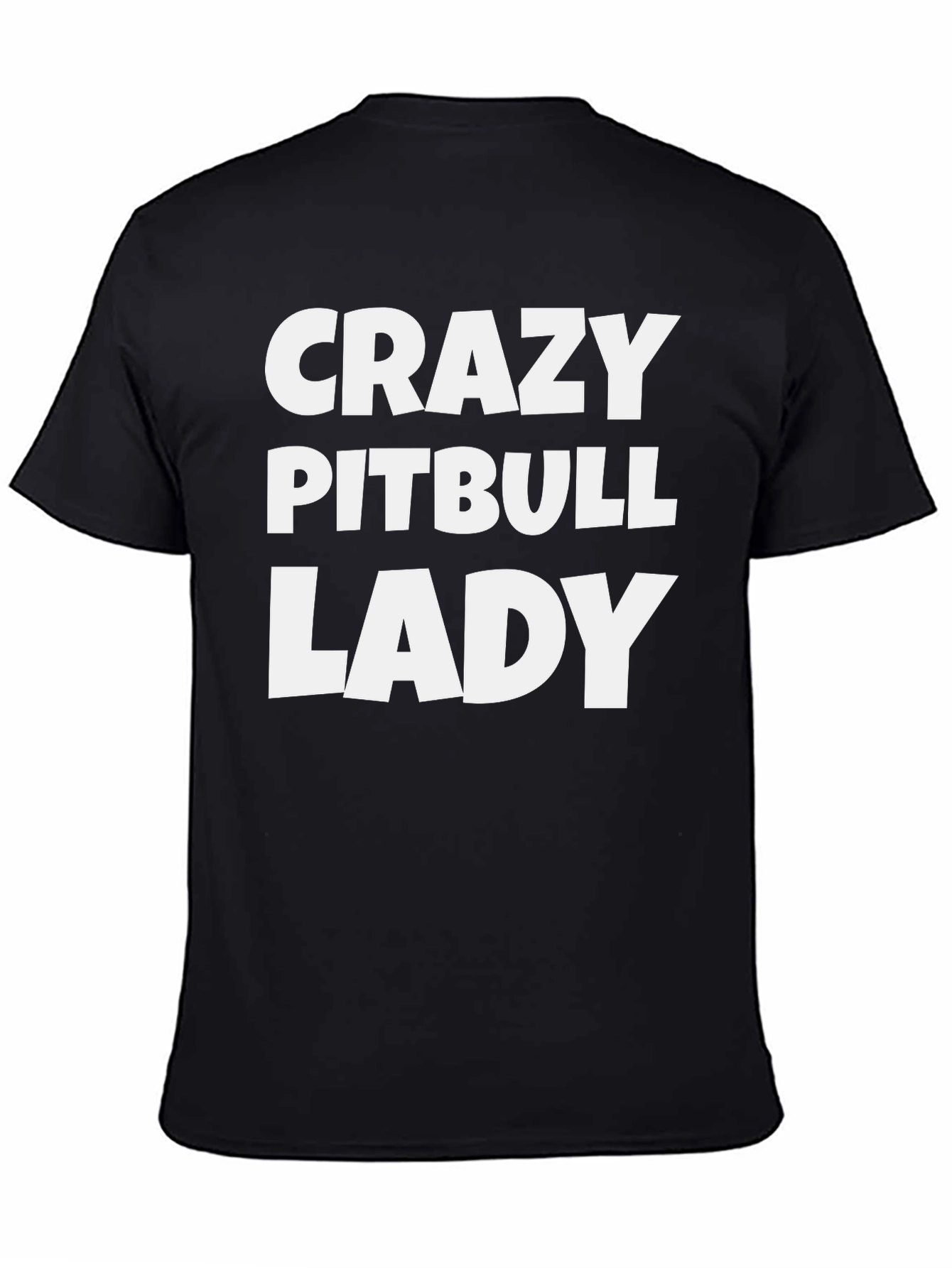 Crazy Pitbull Lady Graphic Tee