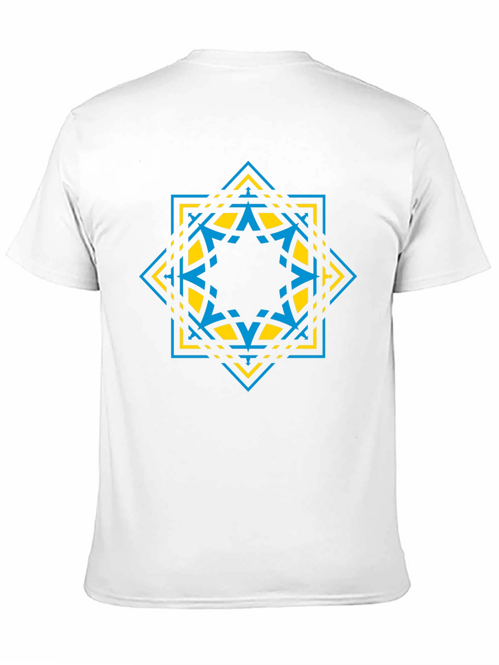 Geometric Star Graphic Tee - Modern Design