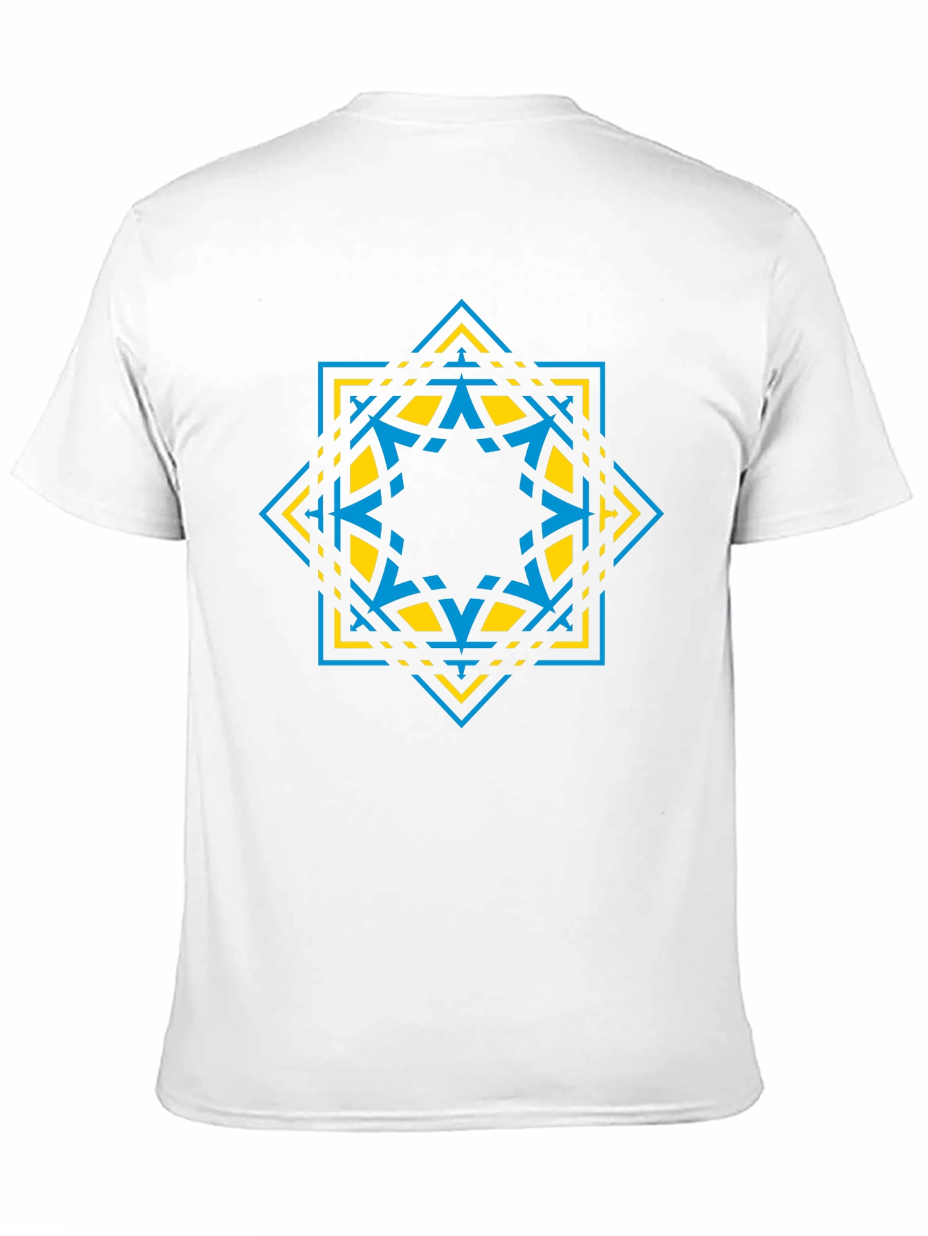 Geometric Star Graphic Tee - Modern Design