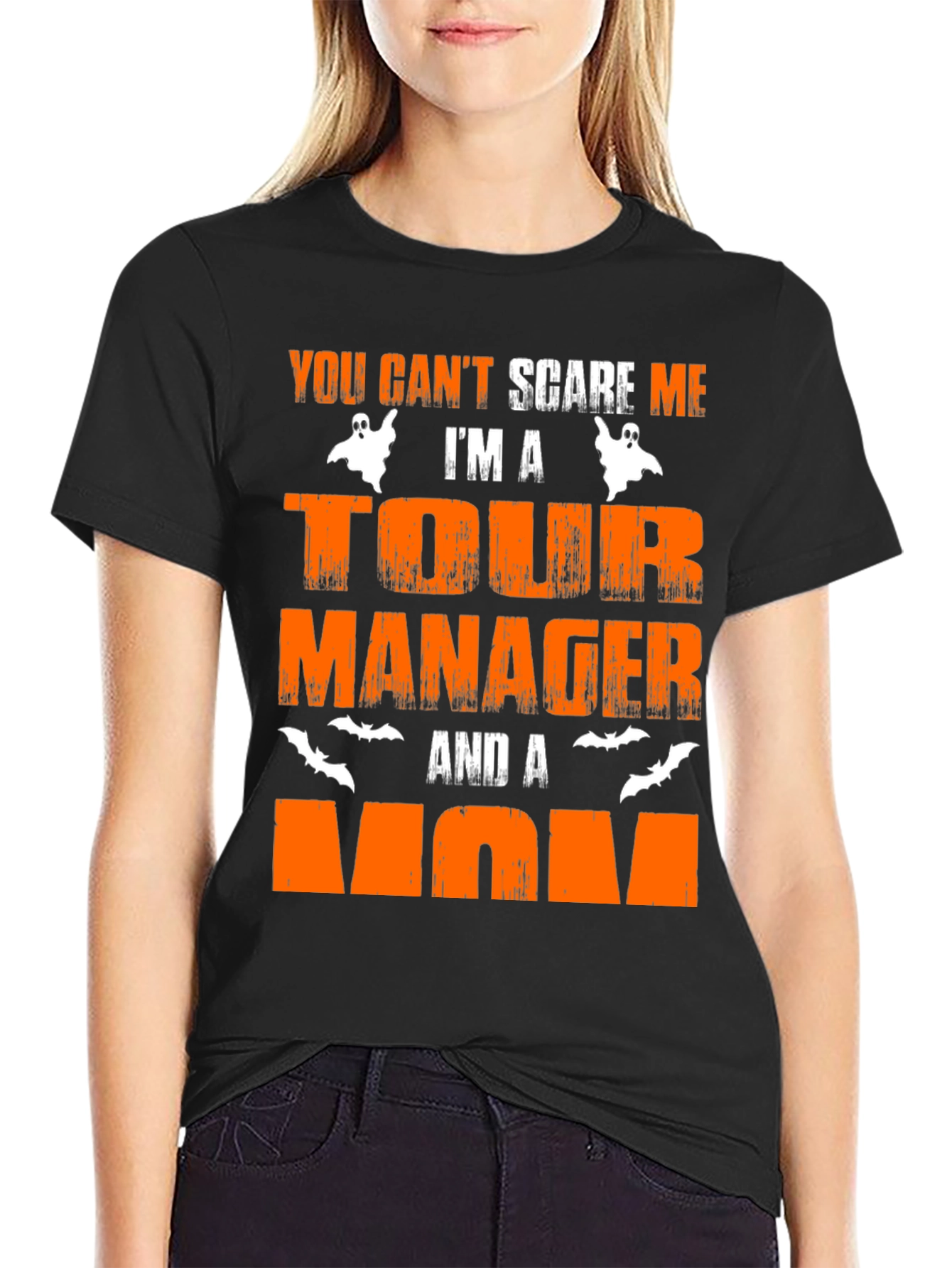 Tour Manager Mom Halloween Graphic T-Shirt
