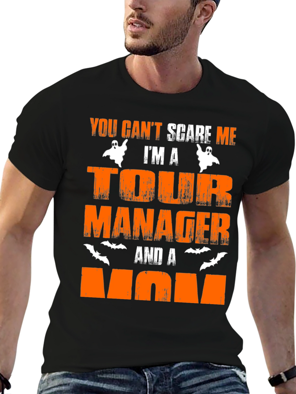 Tour Manager Mom Halloween Graphic T-Shirt
