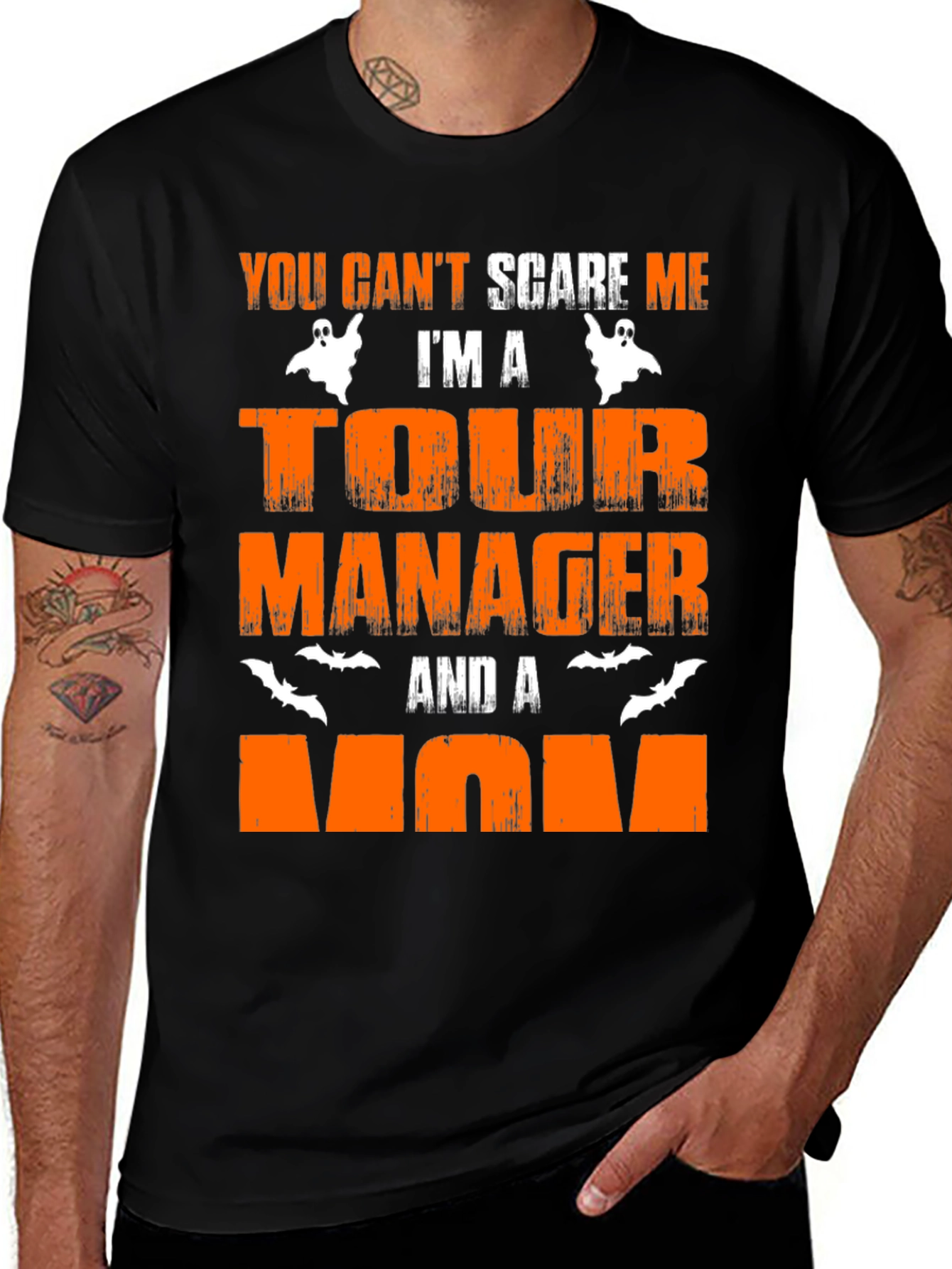Tour Manager Mom Halloween Graphic T-Shirt