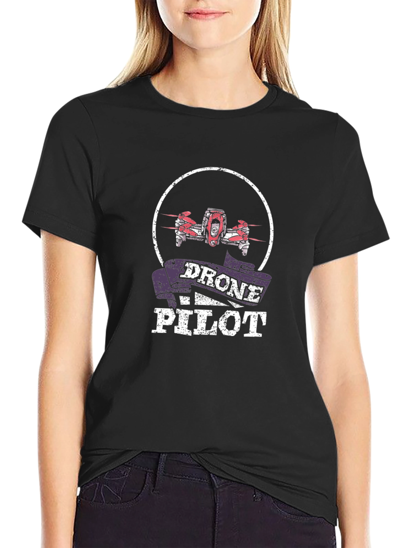 Drone Pilot T-Shirt - Graphic Tee for Drone Enthusiasts