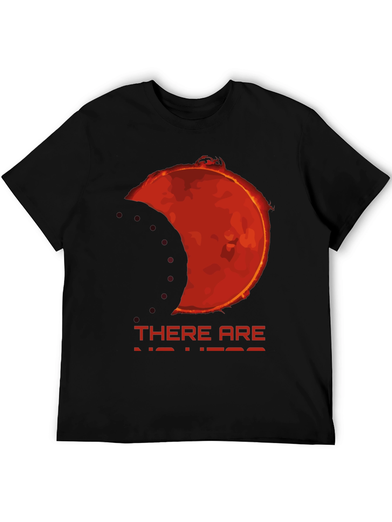Eclipse Graphic Tee - There Are No Heroes Black T-Shirt