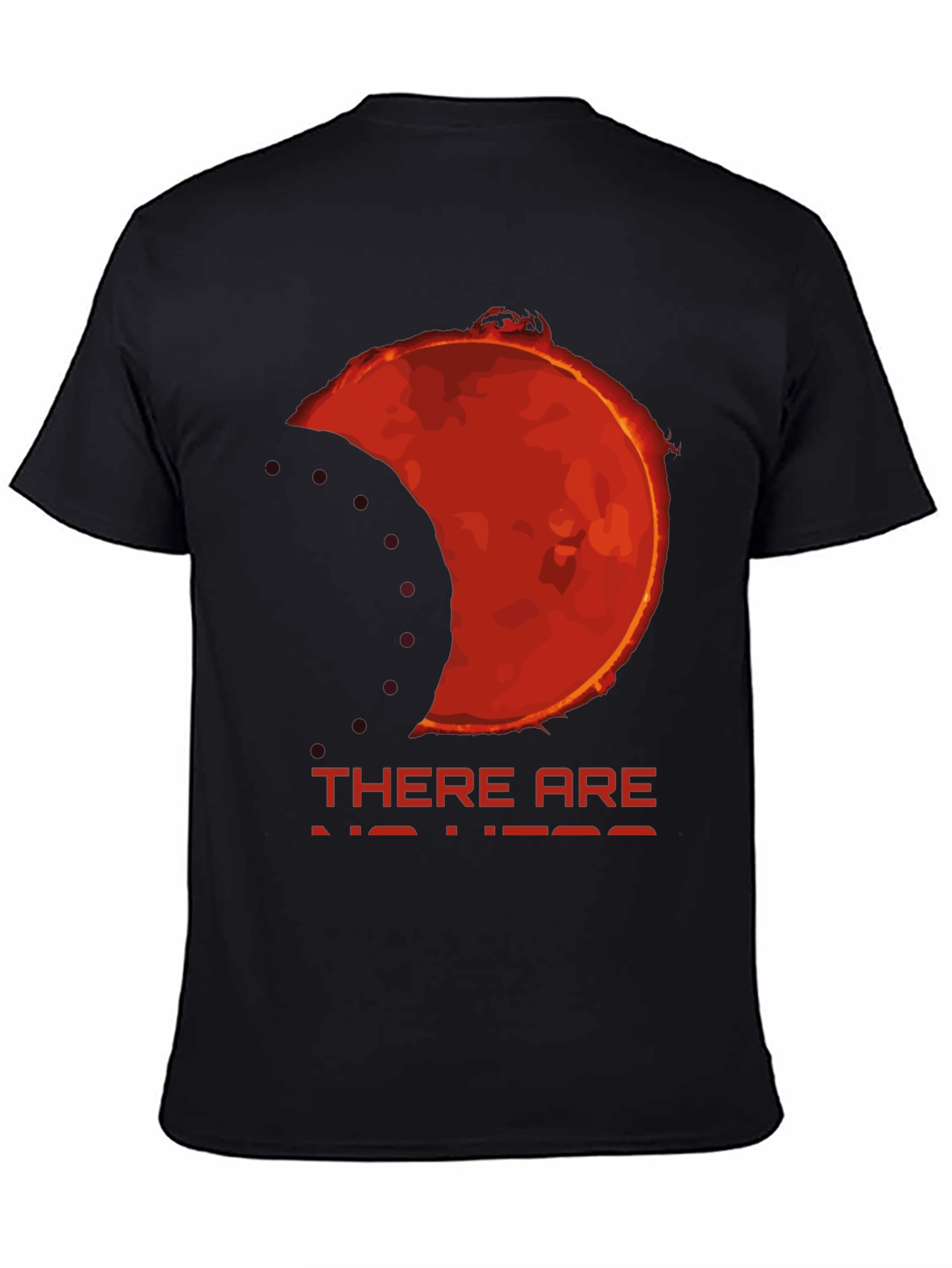 Eclipse Graphic Tee - There Are No Heroes Black T-Shirt