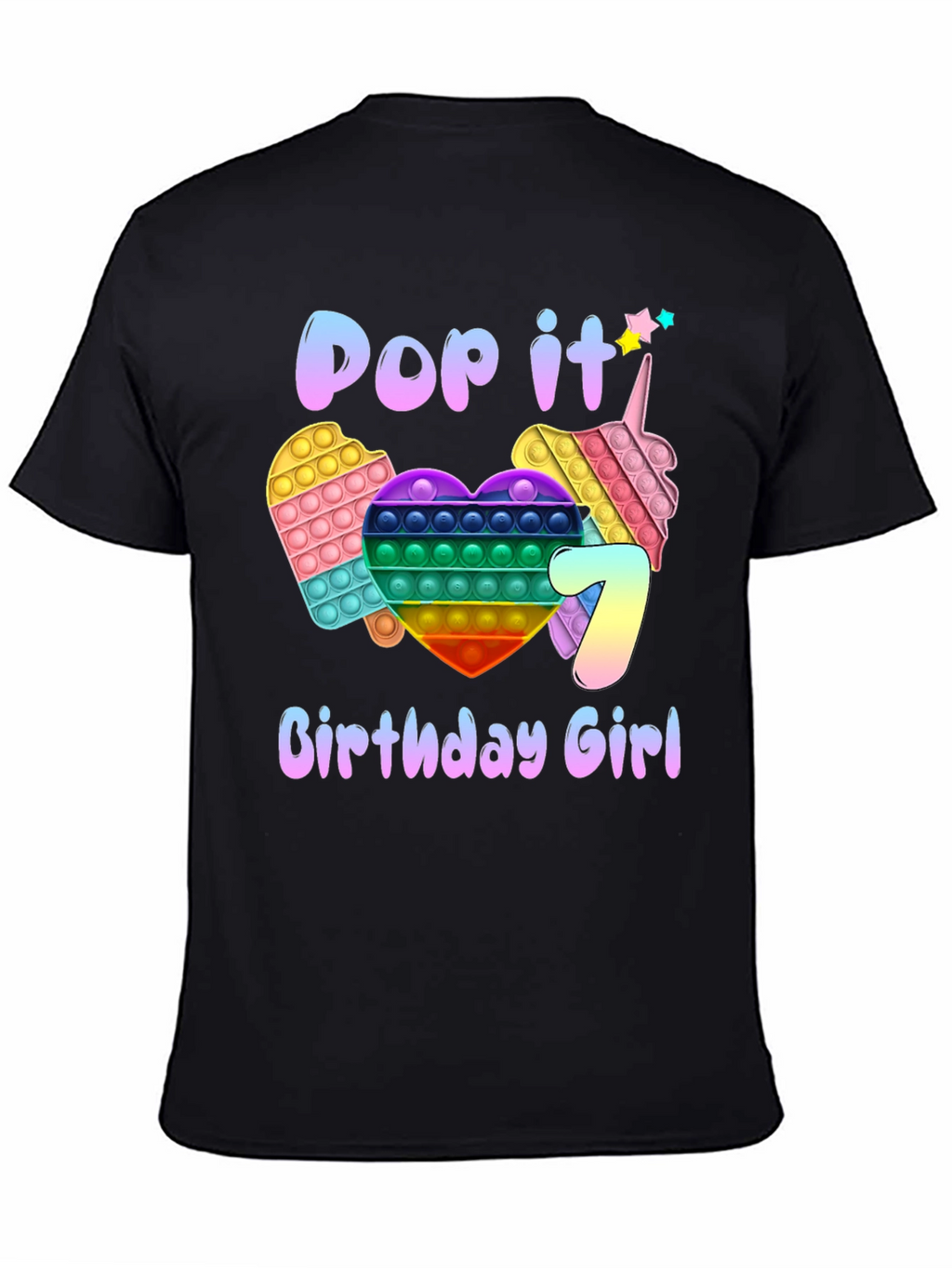 Pop It Birthday Girl T-Shirt
