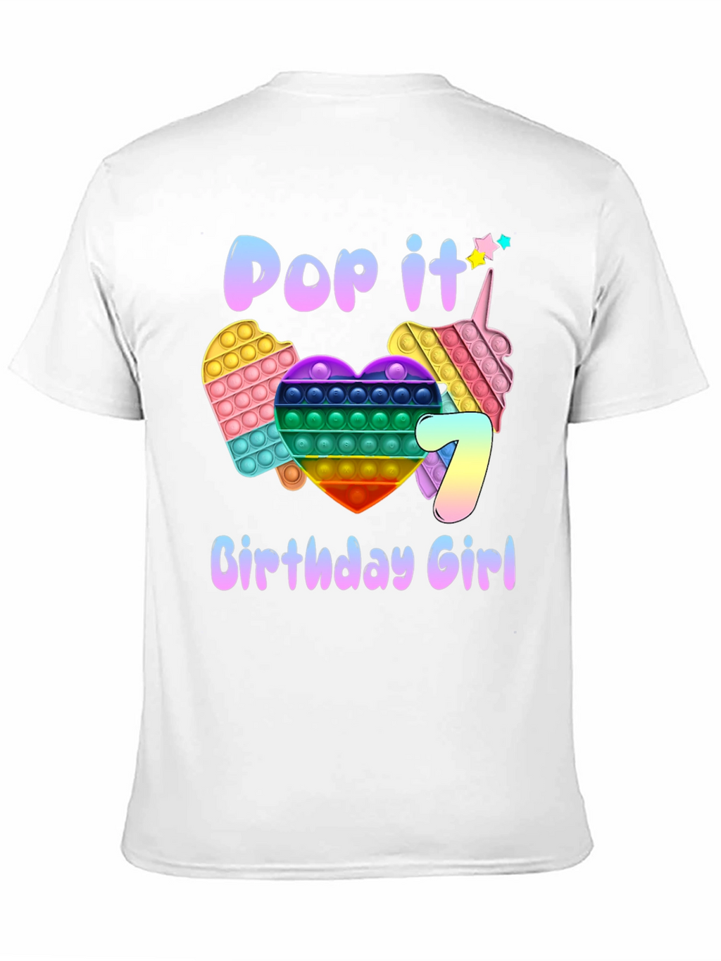Pop It Birthday Girl T-Shirt