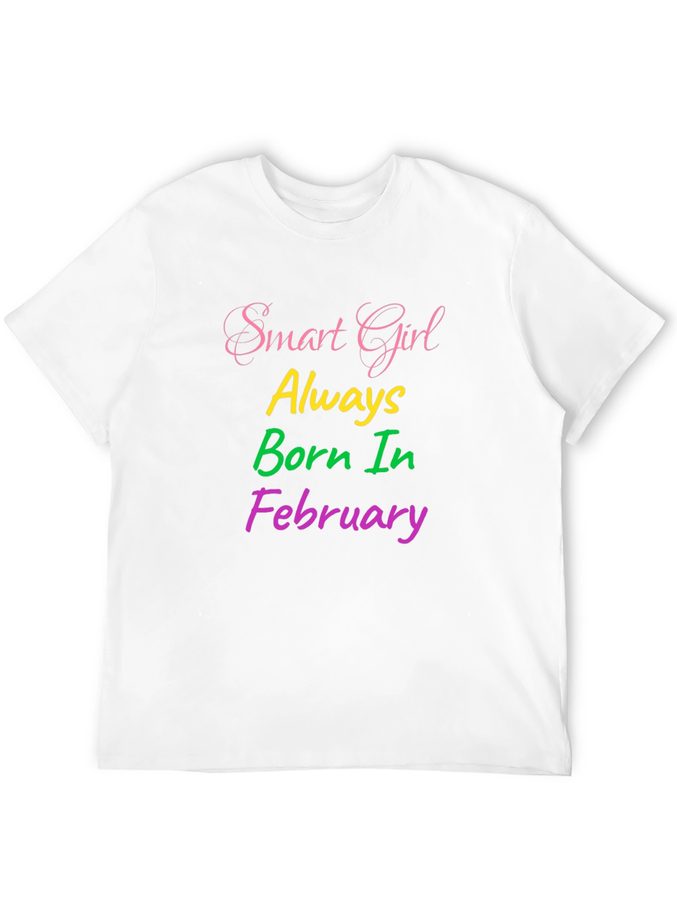 Smart Girl Born in February Graphic Tee