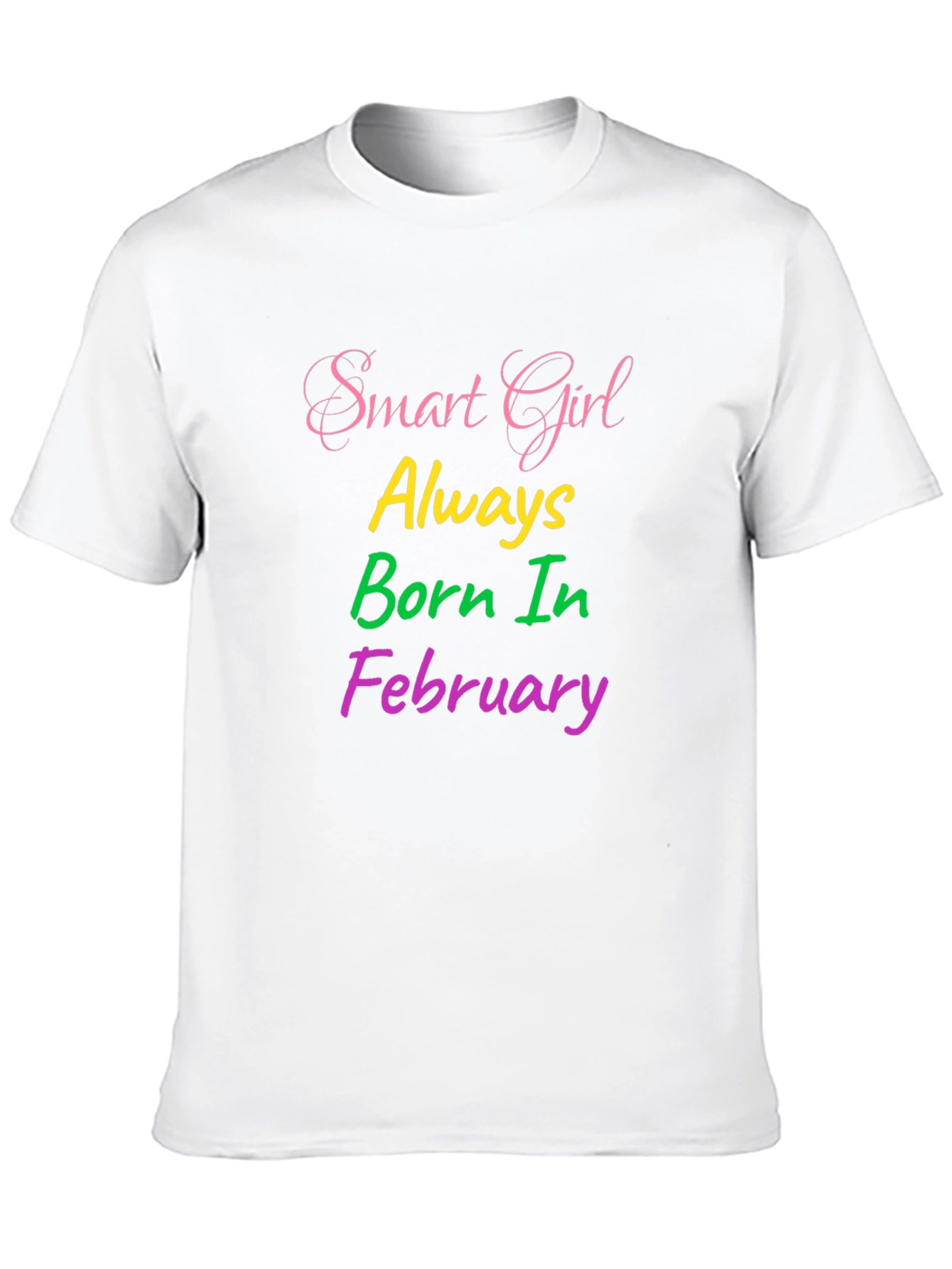 Smart Girl Born in February Graphic Tee