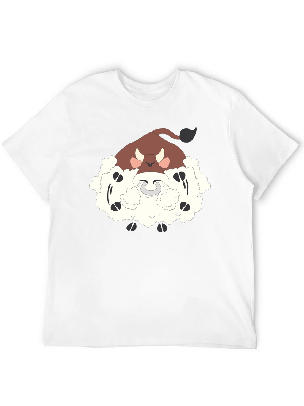 Funny Bouffalant Cartoon T-Shirt