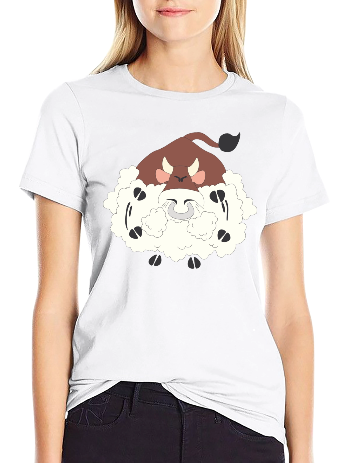 Funny Bouffalant Cartoon T-Shirt