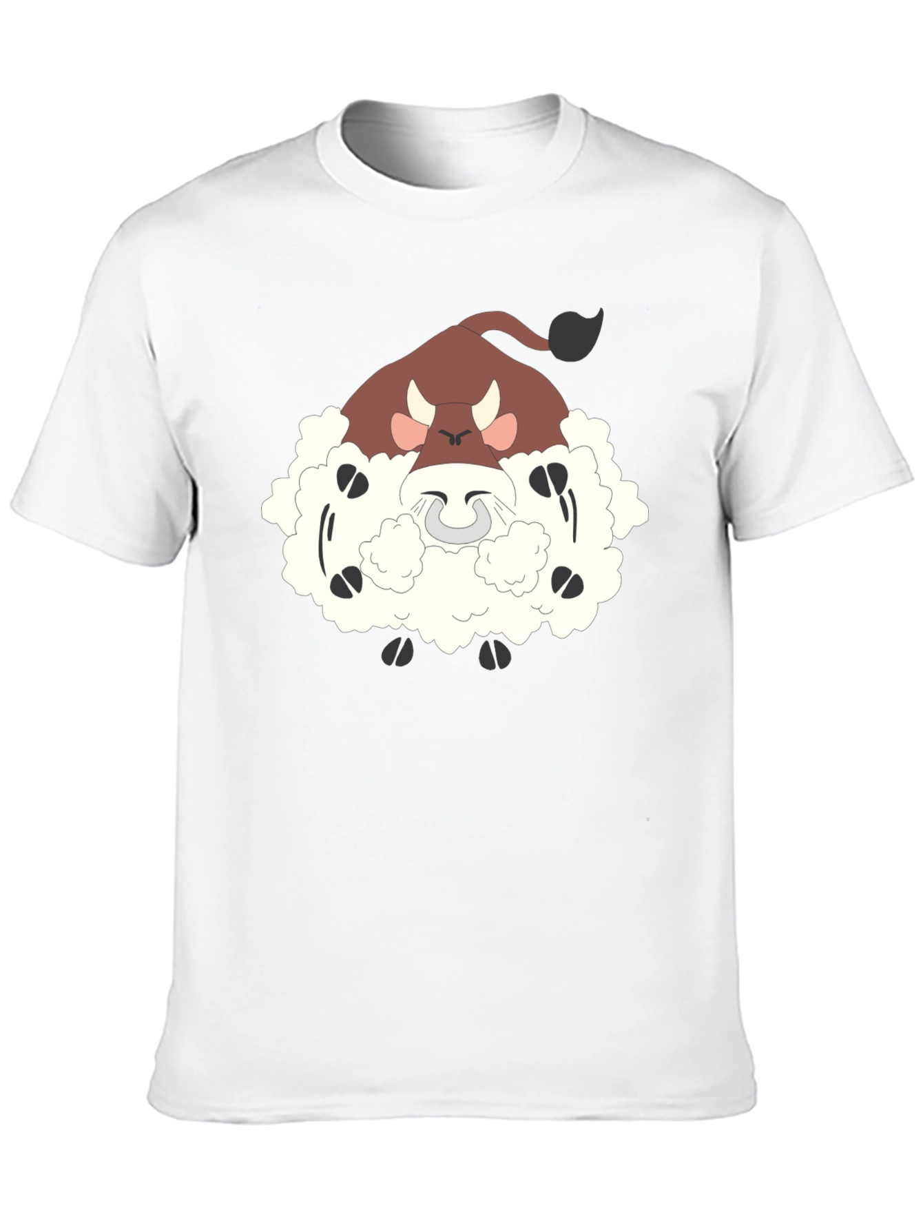 Funny Bouffalant Cartoon T-Shirt