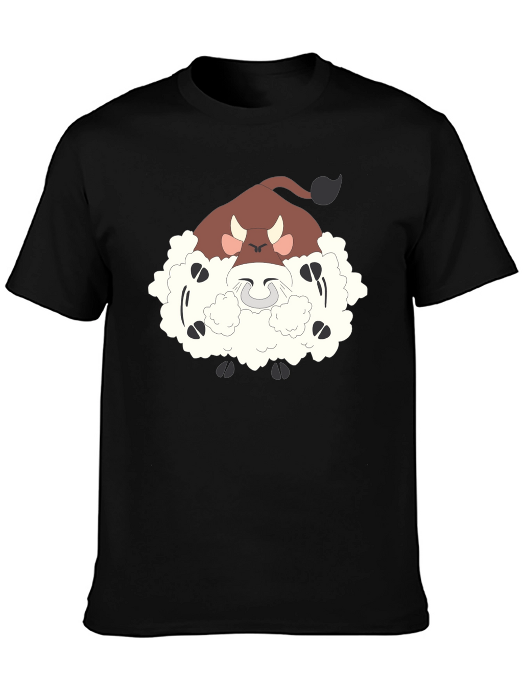Funny Bouffalant Cartoon T-Shirt