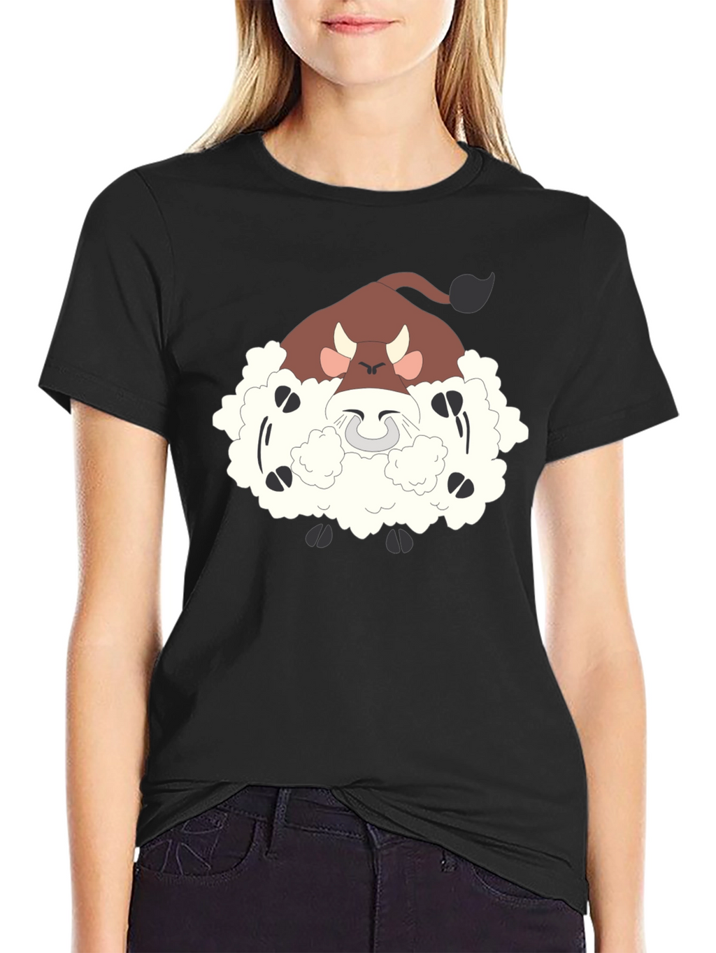 Funny Bouffalant Cartoon T-Shirt