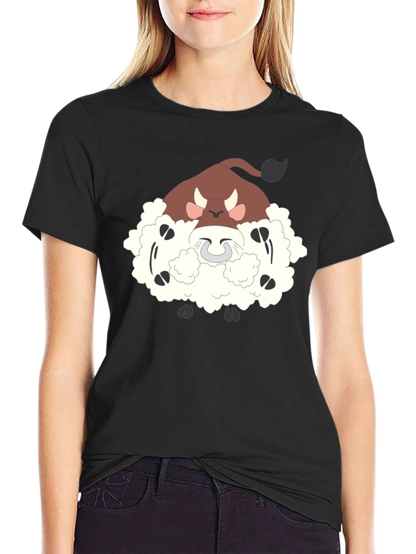 Funny Bouffalant Cartoon T-Shirt