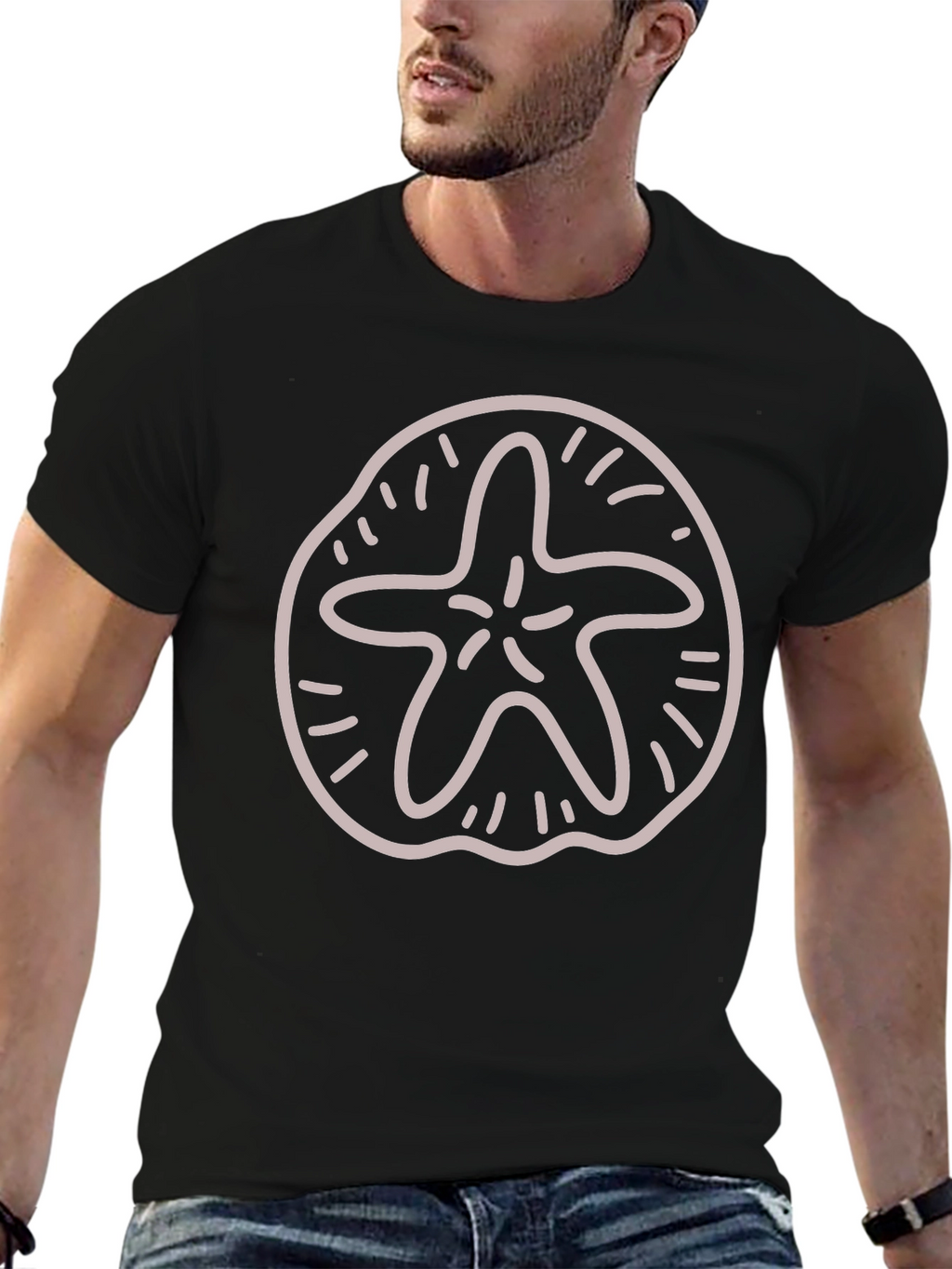 Sand Dollar Graphic Tee - Beach Lovers T-Shirt