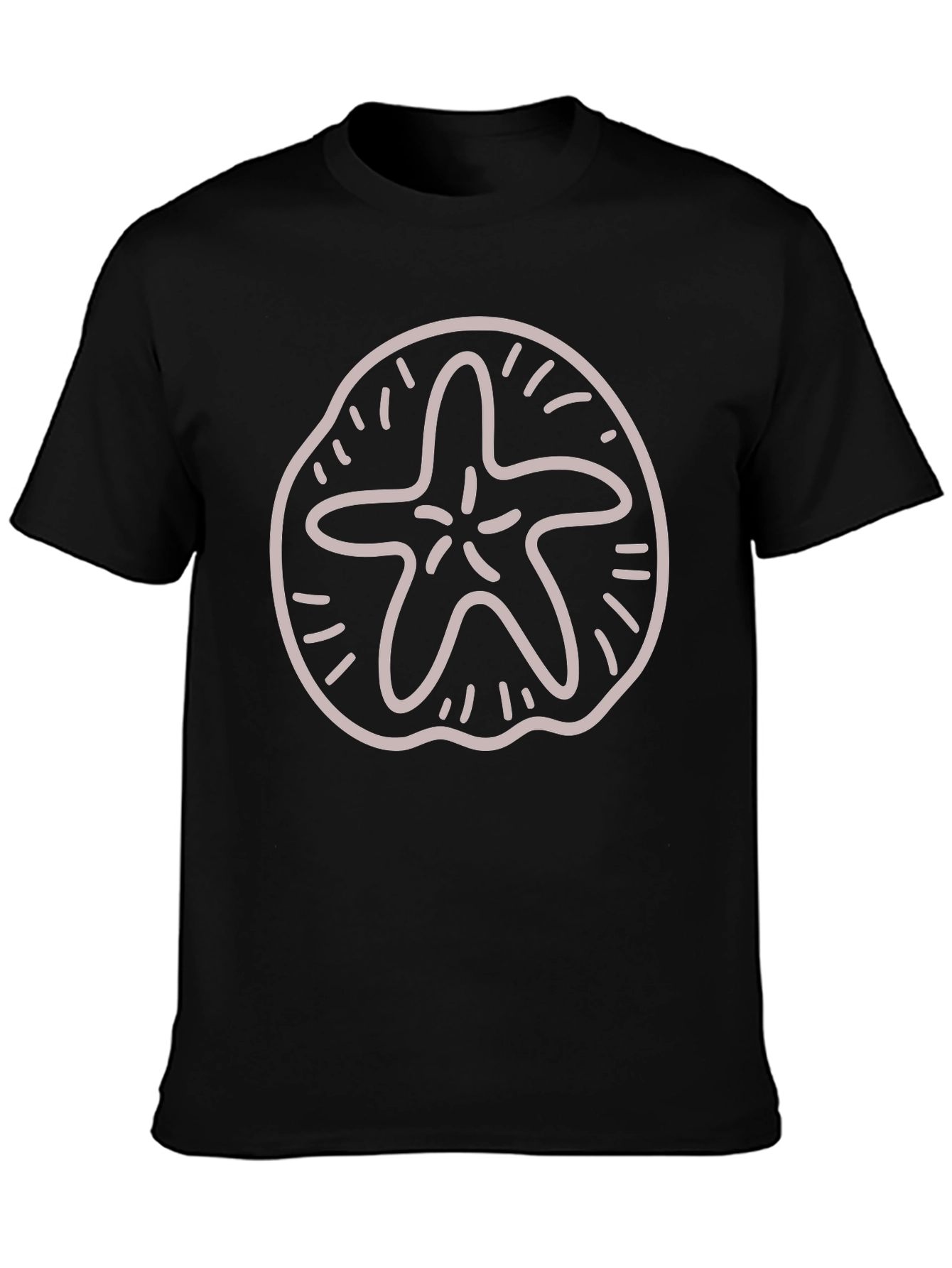 Sand Dollar Graphic Tee - Beach Lovers T-Shirt