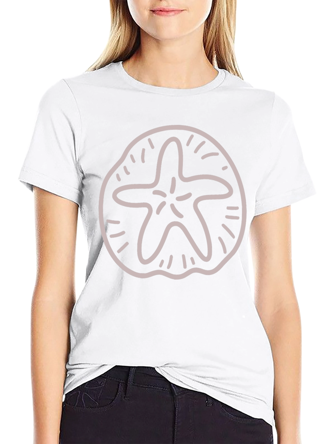 Sand Dollar Graphic Tee - Beach Lovers T-Shirt