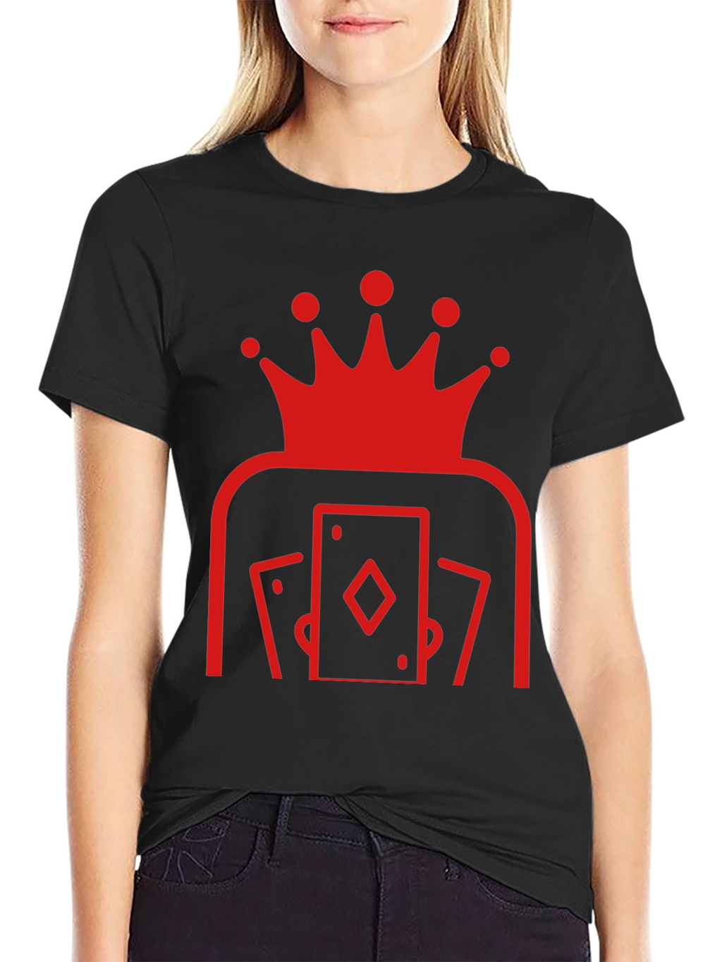 King of Cards Black Graphic Tee