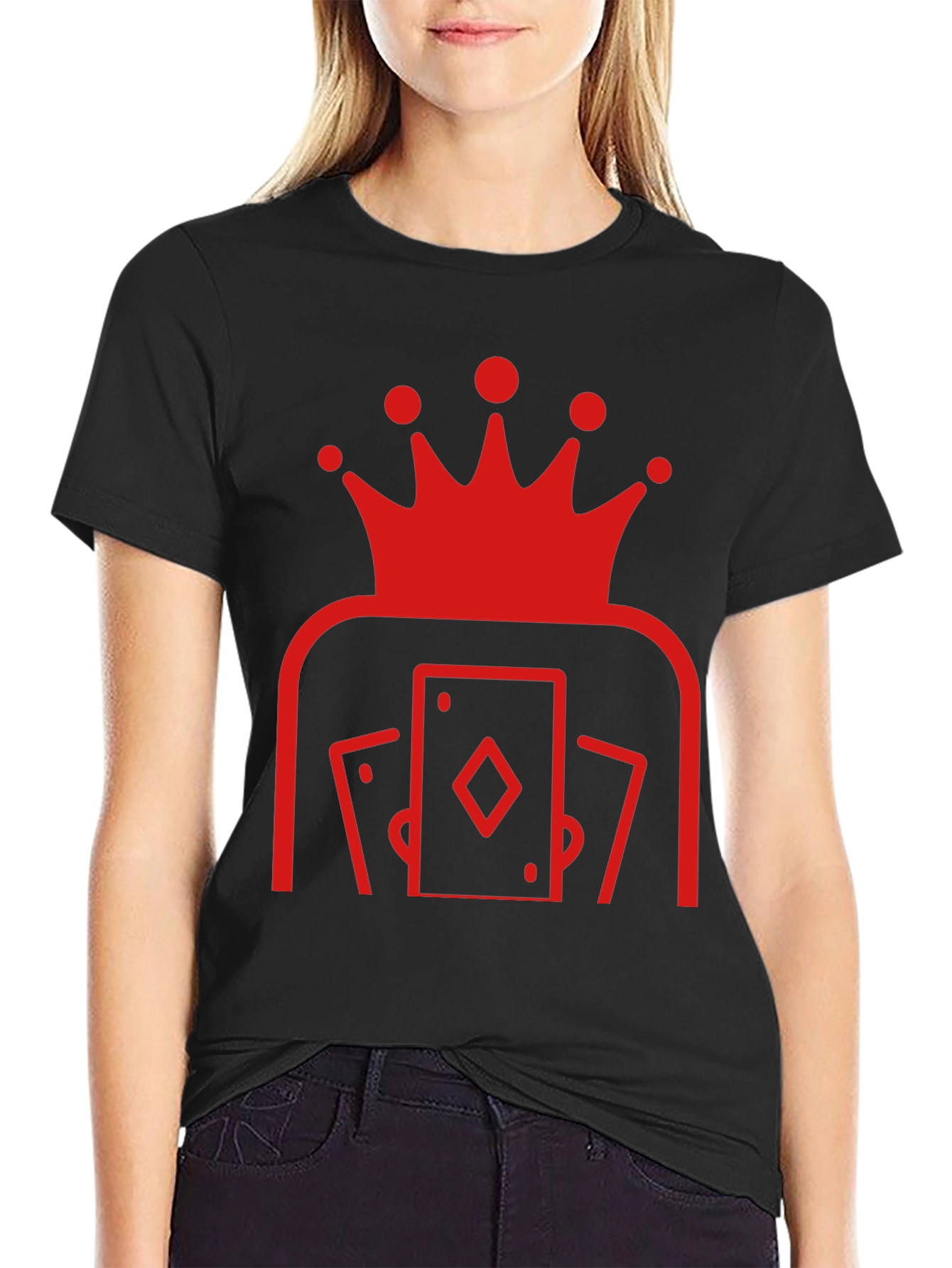 King of Cards Black Graphic Tee